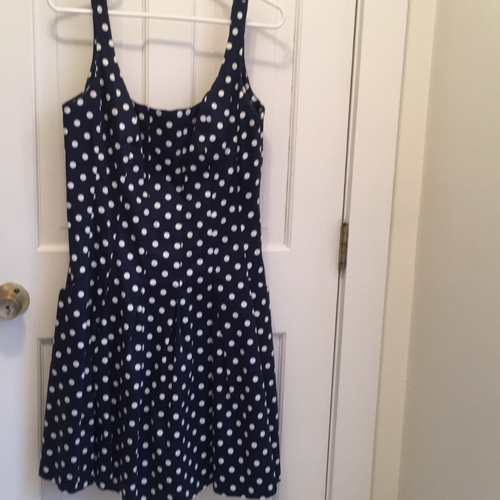 Ralph Lauren knee-length polka-dot dress